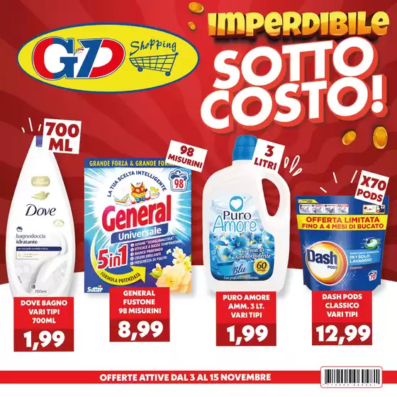 Volantino GeD SHOPPING a Montecassiano | Imperdibile Sotto Costo! | 2025-11-03T00:00:00.000Z - 2025-11-15T00:00:00.000Z