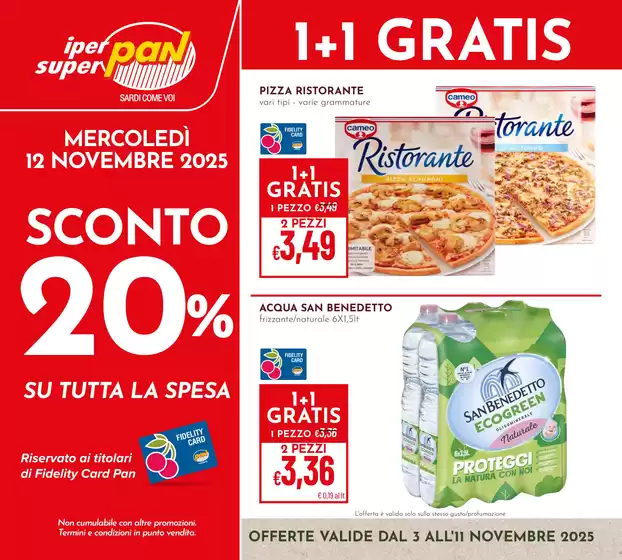 Volantino Iperpan a Caltagirone | 1+1 gratis | 2025-11-03T00:00:00.000Z - 2025-11-11T00:00:00.000Z