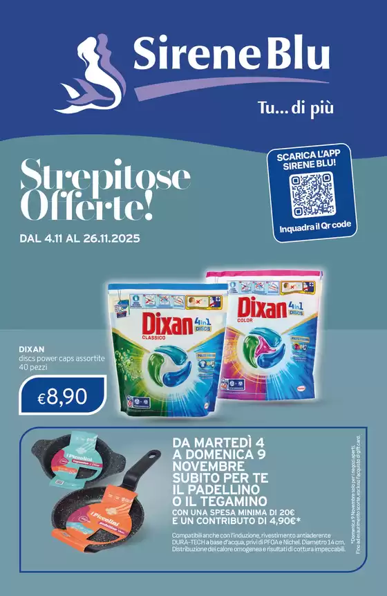 Volantino Sirene Blu a Viareggio | Strepitose offerte! | 2025-11-04T00:00:00.000Z - 2025-11-09T00:00:00.000Z