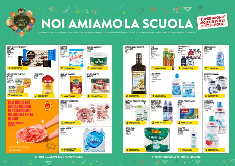 OFFERTE VALIDE DAL 3 AL 13 NOVEMBRE 2025