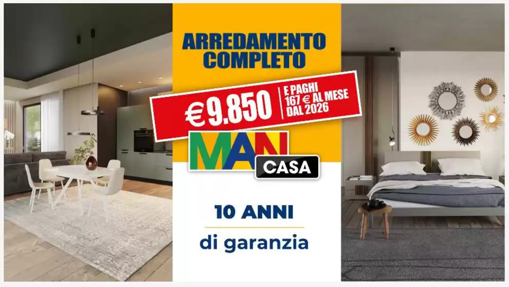 Volantino ManCasa | Arredamento completo | 2025-11-03T00:00:00.000Z - 2025-12-01T00:00:00.000Z