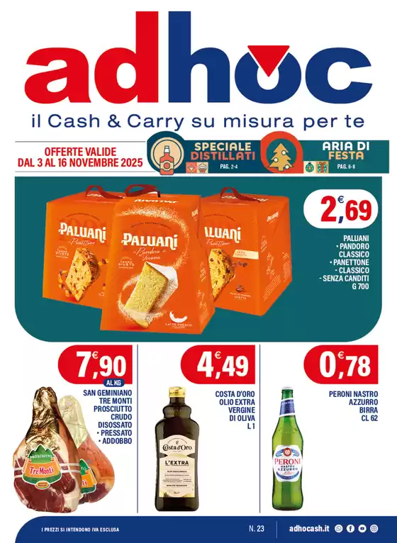 Volantino Adhoc a Viareggio | OFFERTE VALIDE DAL 3 AL 16 NOVEMBRE | 2025-11-03T00:00:00.000Z - 2025-11-16T00:00:00.000Z