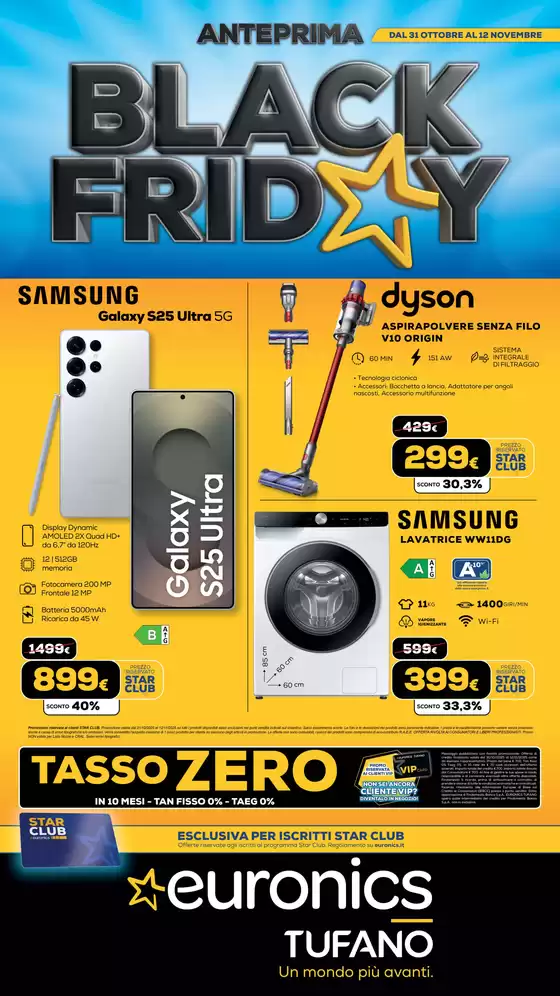 Volantino Euronics a Carugate | BLACK FRIDAY ANTEPRIMA | 2025-11-03T00:00:00.000Z - 2025-11-12T00:00:00.000Z