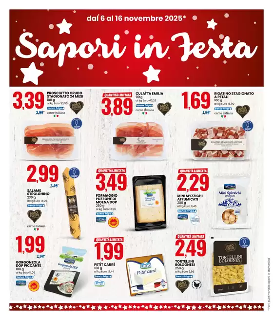 SAPORI IN FESTA E SPECIALE CIOCCOLATO