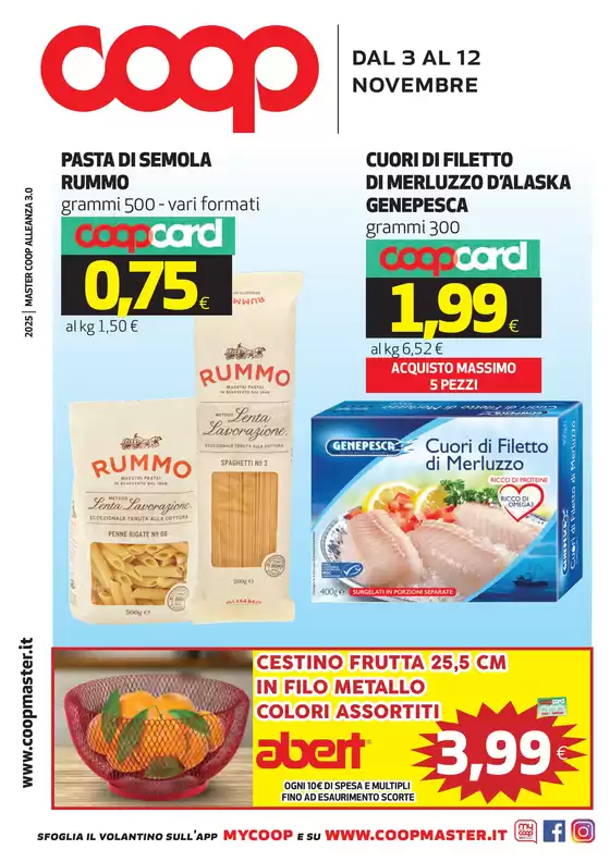 Volantino Coop a San Giorgio delle Pertiche | dal 3 AL 12 NOVEMbre | 2025-11-03T00:00:00.000Z - 2025-11-12T00:00:00.000Z