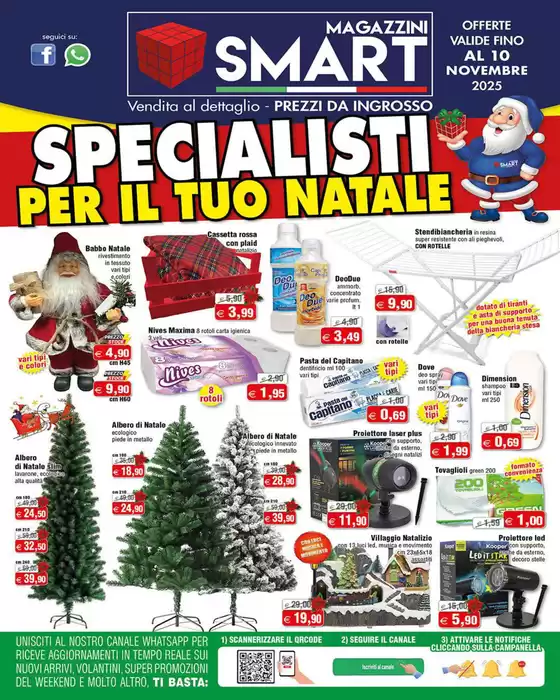Volantino Magazzini Smart a Pierantonio | Specialisti per il tuo natale | 2025-11-03T00:00:00.000Z - 2025-11-10T00:00:00.000Z