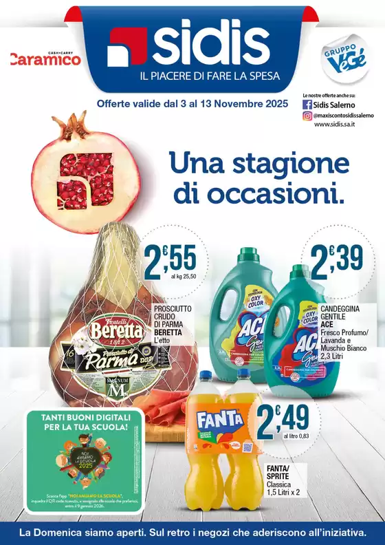 Volantino Sidis | Una stagione di occasioni | 2025-11-03T00:00:00.000Z - 2025-11-13T00:00:00.000Z