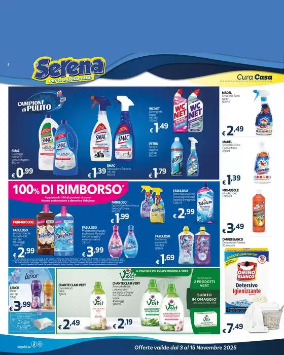 Offerte valide dal 3 al 15 novembre