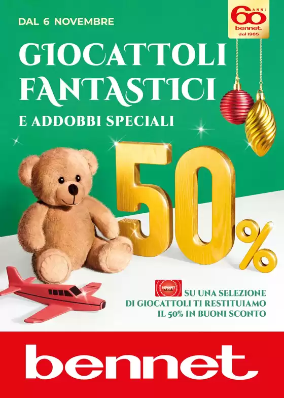 Volantino Bennet a Castro dei Volsci | Giocattoli Fantastici | 2025-11-06T00:00:00.000Z - 2025-12-23T00:00:00.000Z