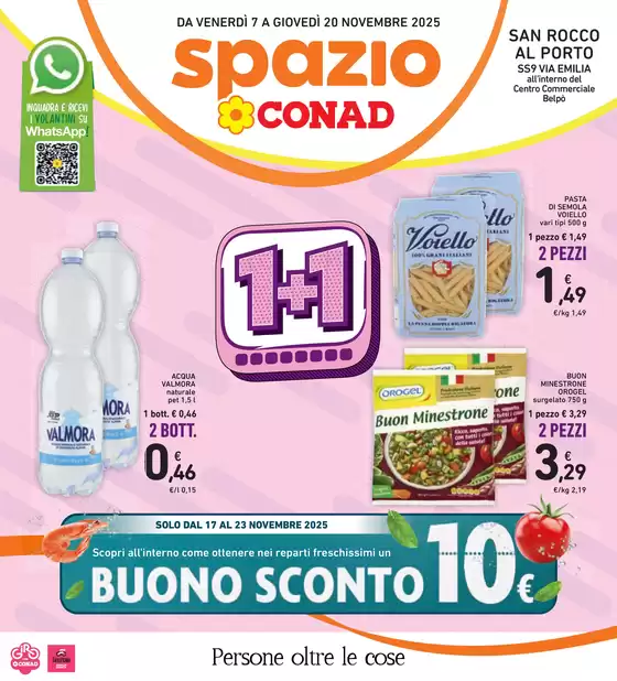Volantino Spazio Conad | 1+1 | 2025-11-07T00:00:00.000Z - 2025-11-20T00:00:00.000Z