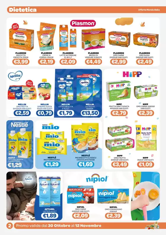 Promo valide dal 30 ottobre al 12 novembre