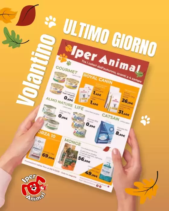 Volantino Iper Animal | Offerte Iper Animal | 2025-11-04T00:00:00.000Z - 2025-11-18T00:00:00.000Z