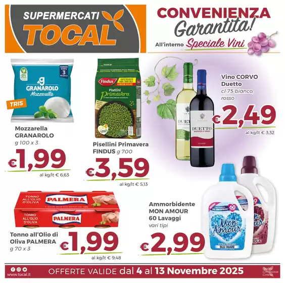 Volantino Tocal  | CONVENIENZA Garantita! | 2025-11-04T00:00:00.000Z - 2025-11-13T00:00:00.000Z