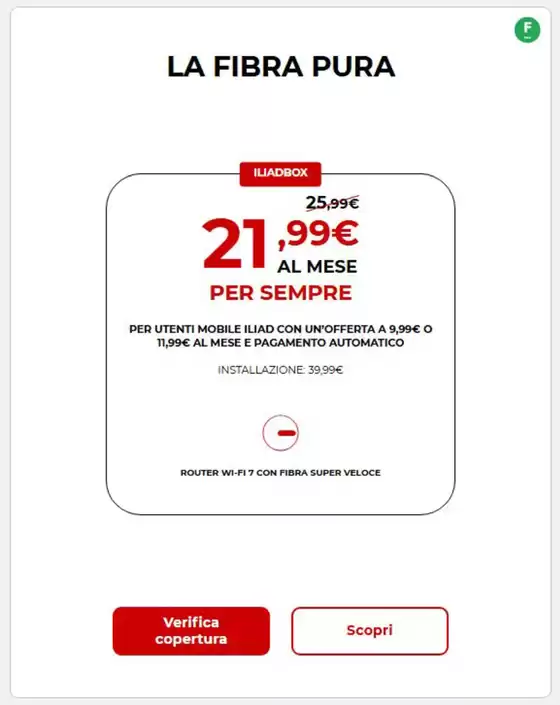 Volantino Iliad a Amelia | Offerte | 2025-11-04T00:00:00.000Z - 2025-12-01T00:00:00.000Z