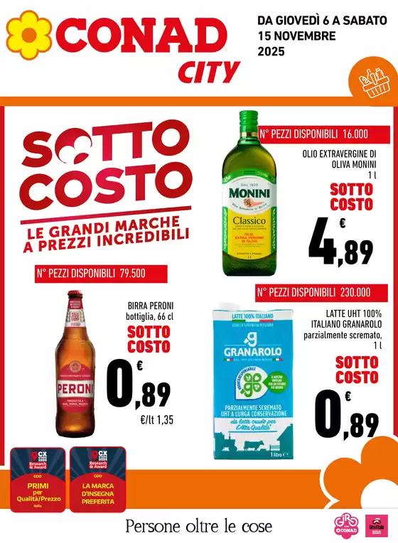 Volantino Conad City a Fabriano | SOTTOCOSTO | 2025-11-06T00:00:00.000Z - 2025-11-15T00:00:00.000Z