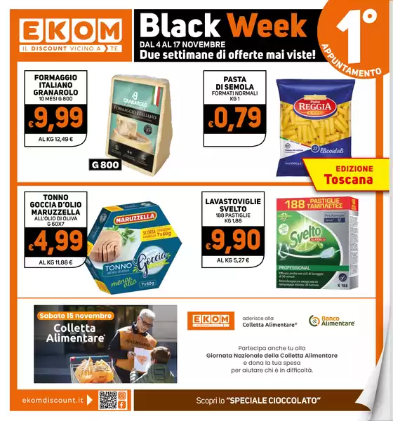Volantino Ekom | Black week | 2025-11-04T00:00:00.000Z - 2025-11-17T00:00:00.000Z