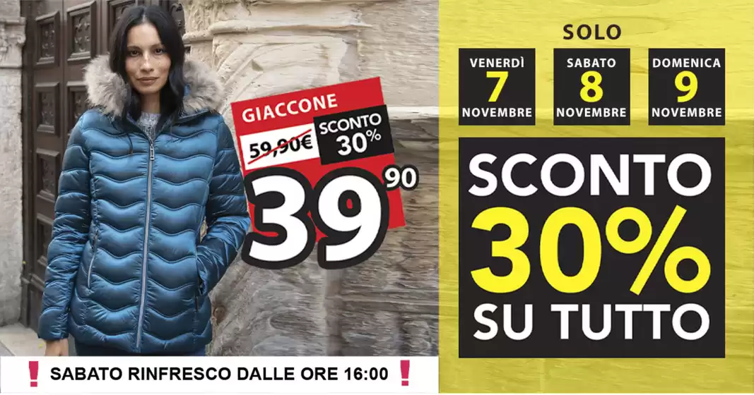 Volantino Garpell | Sconto 30% su tutto | 2025-11-07T00:00:00.000Z - 2025-11-09T00:00:00.000Z