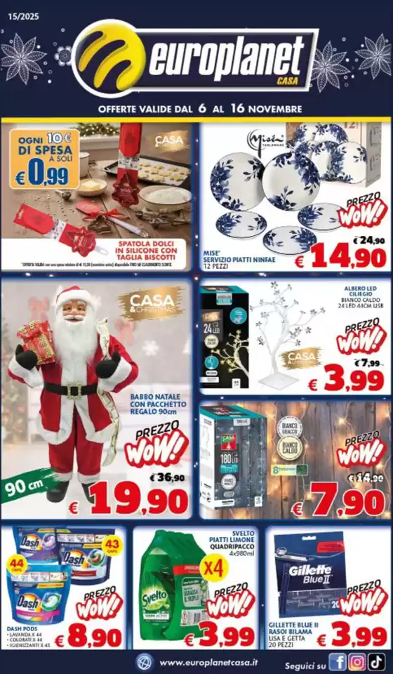 Volantino Europlanet Casa a Treviso | Dal 6 al 16 Novembre  | 2025-11-06T00:00:00.000Z - 2025-11-16T00:00:00.000Z