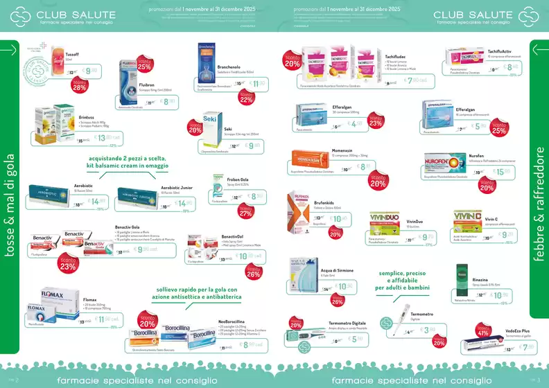 Offerte novembre e dicembre
