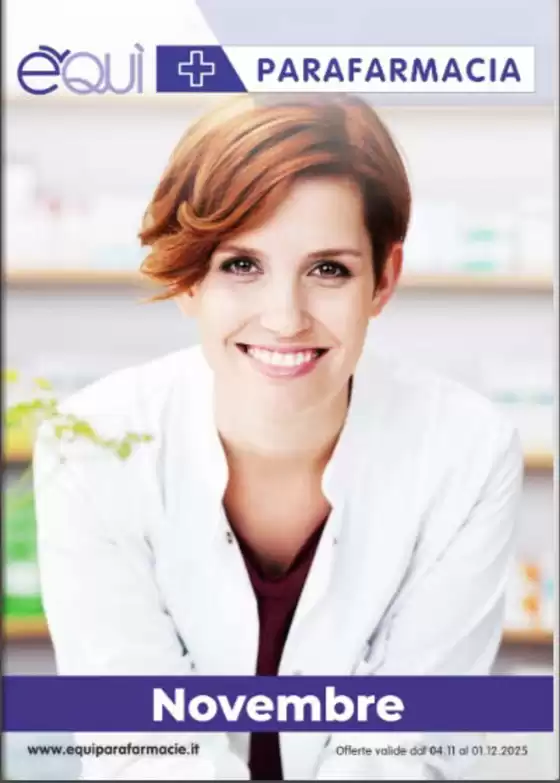 Volantino É Qui Parafarmacie a Parma | Novembre | 2025-11-04T00:00:00.000Z - 2025-12-01T00:00:00.000Z