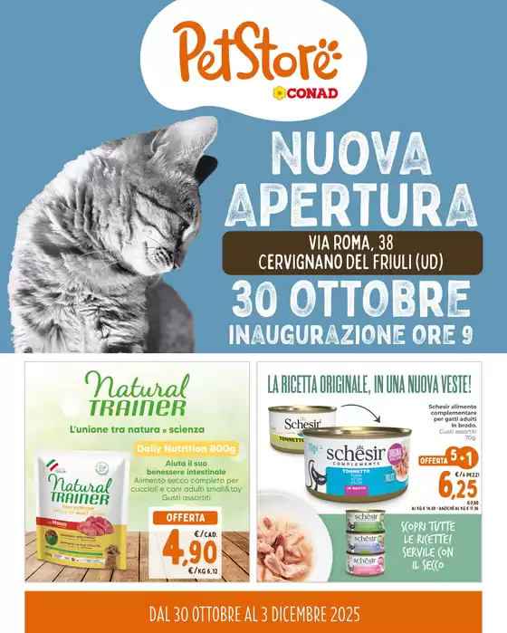 Volantino Pet Store Conad | Nuova apertura | 2025-10-30T00:00:00.000Z - 2025-12-03T00:00:00.000Z