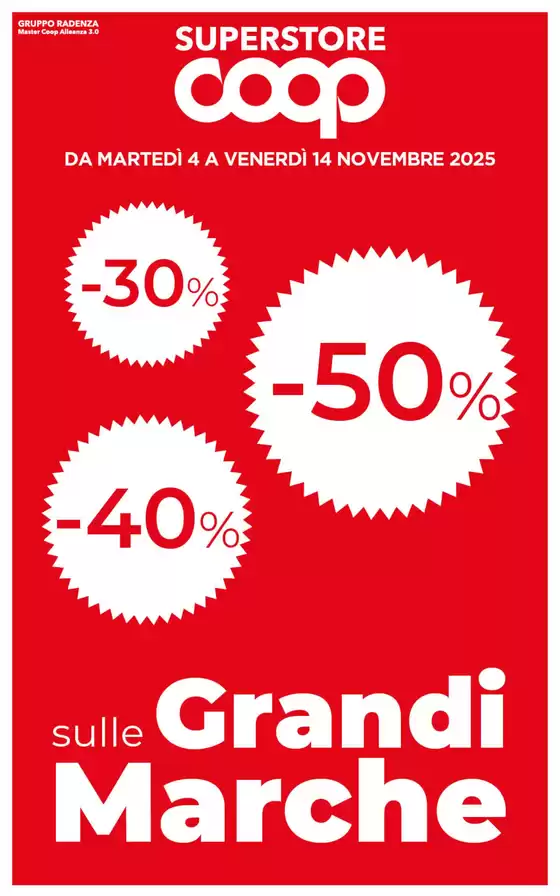 DA MARTEDÌ 4 A VENERDÌ 14 NOVEMBRE 2025