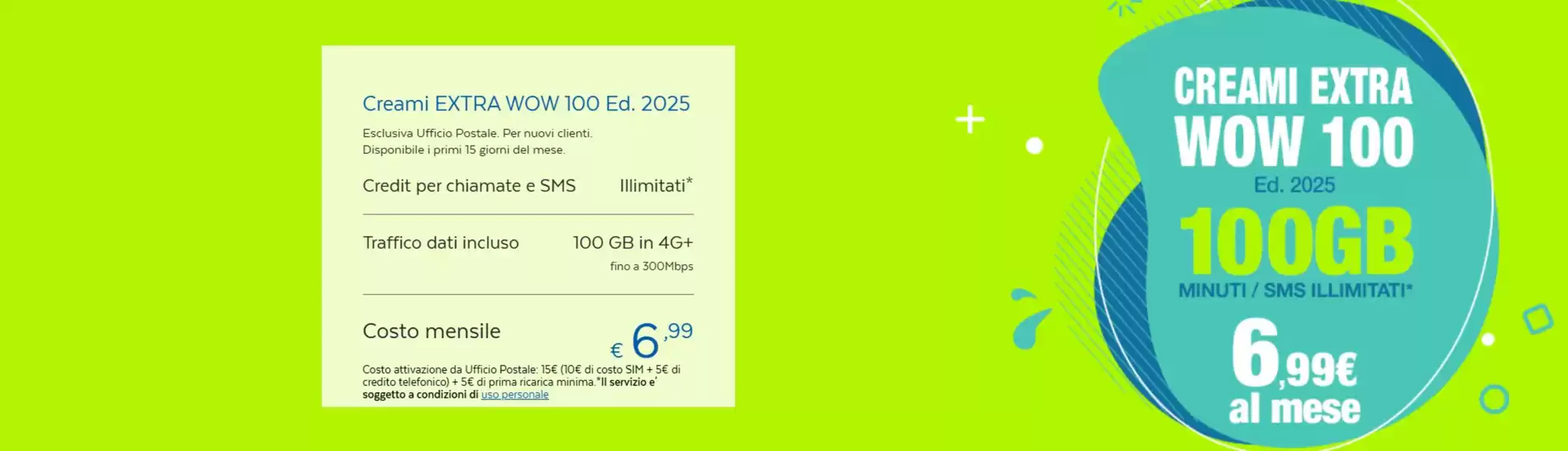 Volantino PosteMobile a Caorle | Creami extra wow 100 ed.2025 | 2025-11-04T00:00:00.000Z - 2025-11-15T00:00:00.000Z