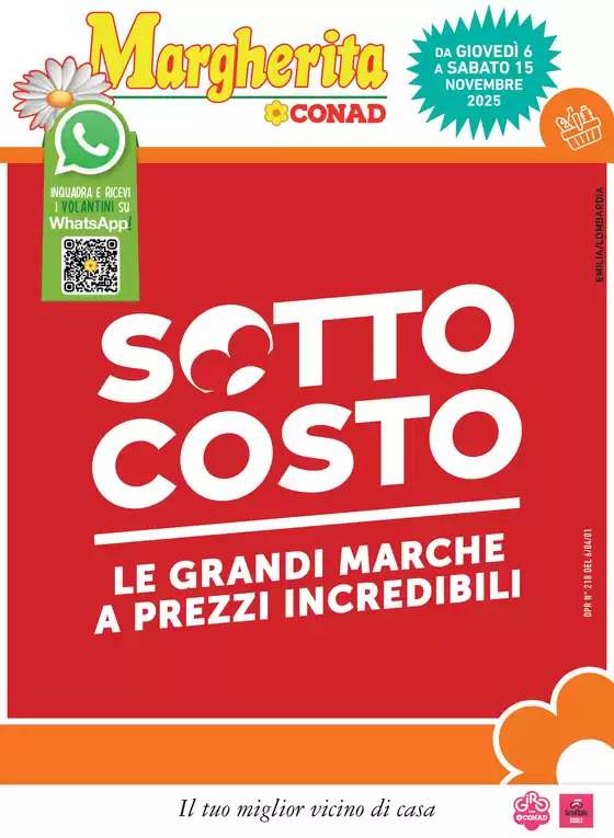 Volantino Margherita Conad a Montauro | Sottocosto | 2025-11-06T00:00:00.000Z - 2025-11-18T00:00:00.000Z