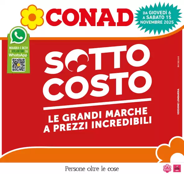 Volantino Conad a Lovere | Sottocosto | 2025-11-06T00:00:00.000Z - 2025-11-18T00:00:00.000Z