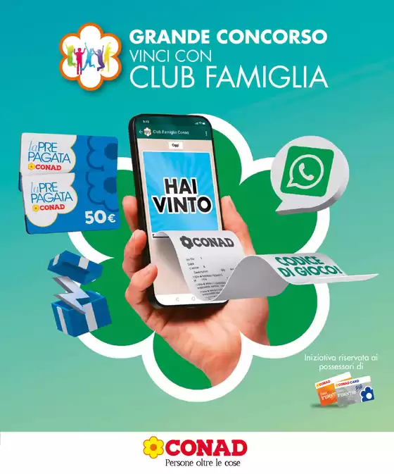 Volantino Conad a Bolzano | Grande Concorso Vinci con Club Famiglia | 2025-11-11T00:00:00.000Z - 2025-12-02T00:00:00.000Z
