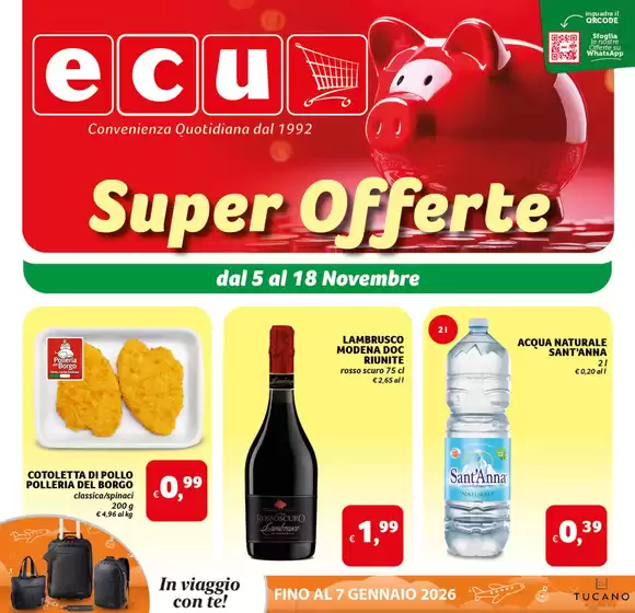 Volantino Ecu | Super Offerte | 2025-11-05T00:00:00.000Z - 2025-11-18T00:00:00.000Z