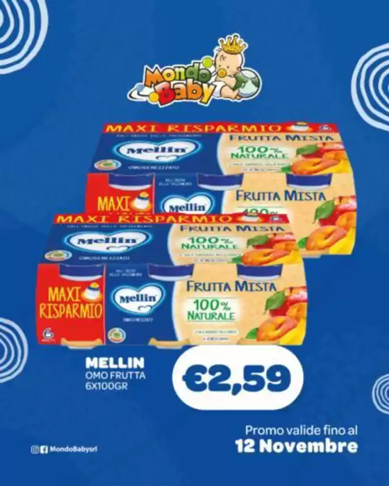 Volantino Mondo Baby a Viterbo | Offerte Mondo Baby | 2025-11-05T00:00:00.000Z - 2025-11-12T00:00:00.000Z