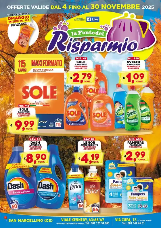 Volantino La Fonte del Risparmio a Vipiteno | Offerte valide dal 4 fino al 30 novembre | 2025-11-05T00:00:00.000Z - 2025-11-30T00:00:00.000Z