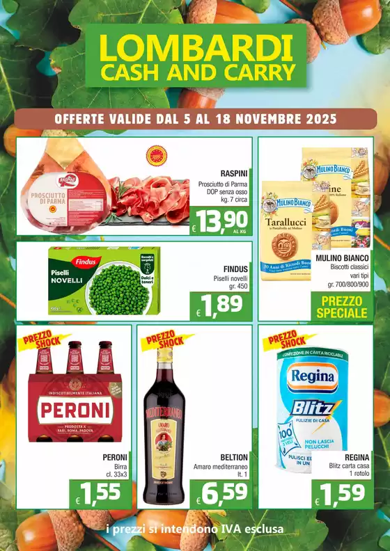 Volantino Lombardi Cash and Carry | OFFERTE VALIDE DAL 5 AL 18 NOVEMBRE 2025 | 2025-11-05T00:00:00.000Z - 2025-11-18T00:00:00.000Z