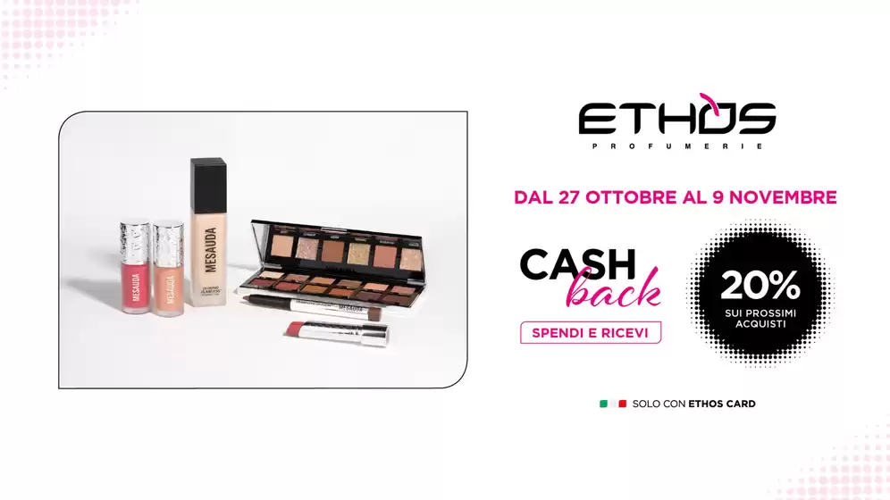 Volantino Ethos a Vipiteno | Cash Back | 2025-11-05T00:00:00.000Z - 2025-11-09T00:00:00.000Z