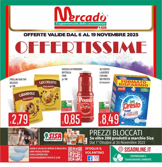 Volantino Mercadò a Saonara | Offertissime | 2025-11-06T00:00:00.000Z - 2025-11-19T00:00:00.000Z