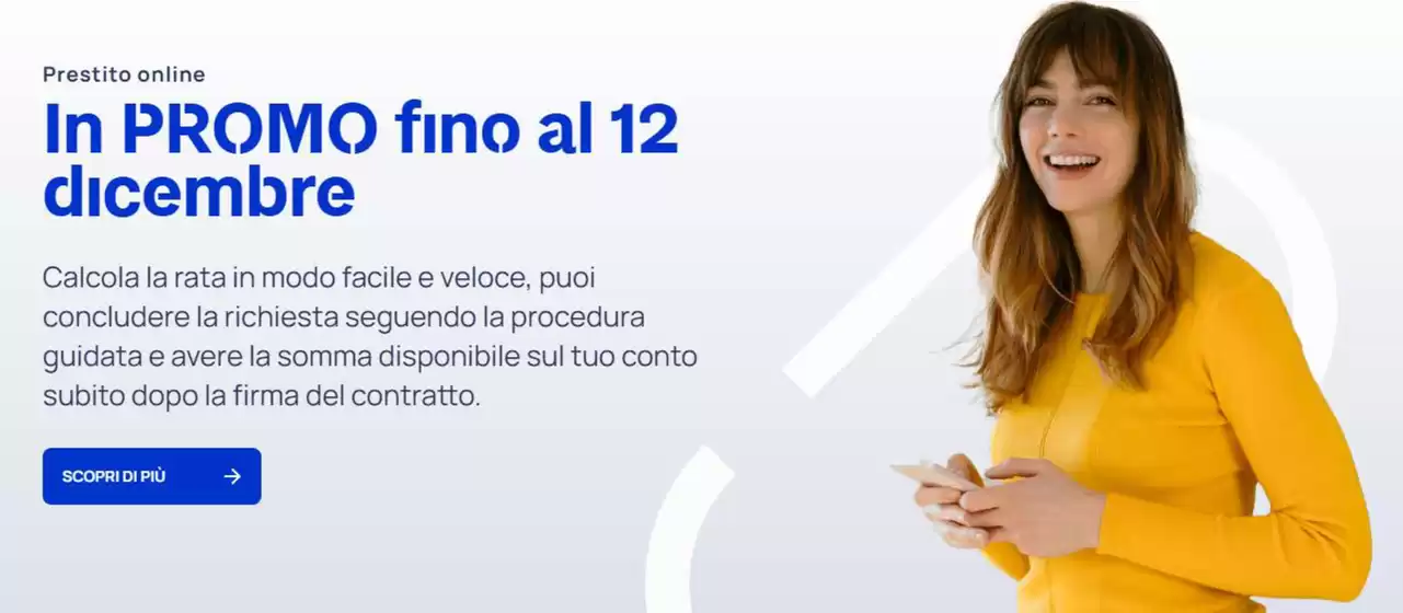 Volantino Banca Sella a Bientina | Prestito online | 2025-11-05T00:00:00.000Z - 2025-12-12T00:00:00.000Z