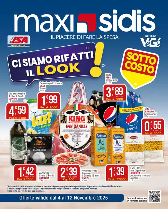 Volantino Sidis | Il piacere di fare la spesa | 2025-11-05T00:00:00.000Z - 2025-11-12T00:00:00.000Z