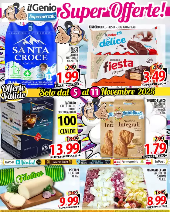 Volantino Il Genio a Otranto | Solo Dal 5 al 11 novembre 2025 | 2025-11-05T00:00:00.000Z - 2025-11-11T00:00:00.000Z
