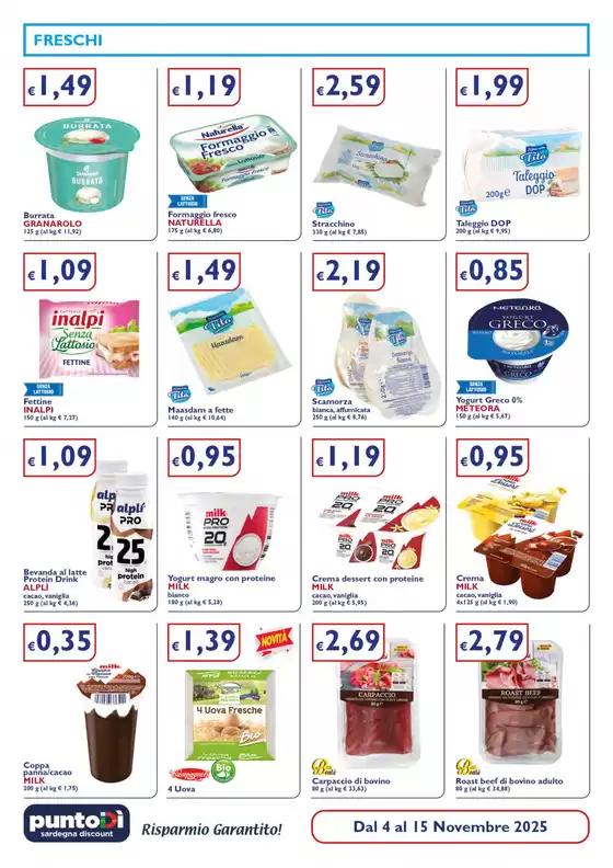 Il risparmio garantito!