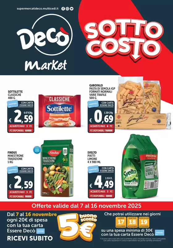 Volantino Decò a Tratalias | Sottocosto | 2025-11-07T00:00:00.000Z - 2025-11-16T00:00:00.000Z