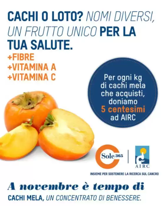 Volantino Sole 365 | A novembre e tempo di cachi mela | 2025-11-05T00:00:00.000Z - 2025-11-30T00:00:00.000Z