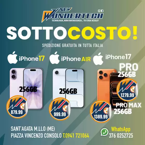 Volantino New Wondertech | SOTTOCOSTO | 2025-11-05T00:00:00.000Z - 2025-11-10T00:00:00.000Z