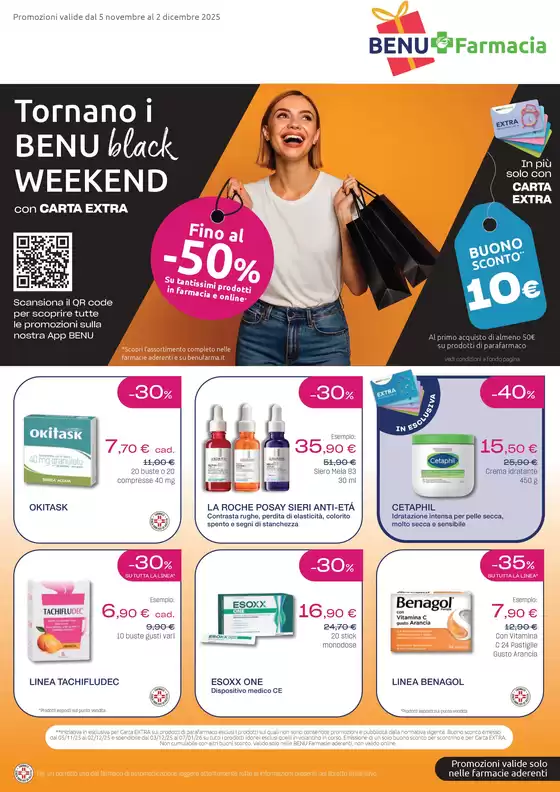 Volantino BENU Farmacia a Anagni | Fino al -50% | 2025-11-05T00:00:00.000Z - 2025-12-02T00:00:00.000Z