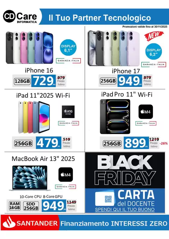 Volantino CD CARE Informatica a Rieti | Il tuo partner tecnologico | 2025-11-05T00:00:00.000Z - 2025-11-30T00:00:00.000Z