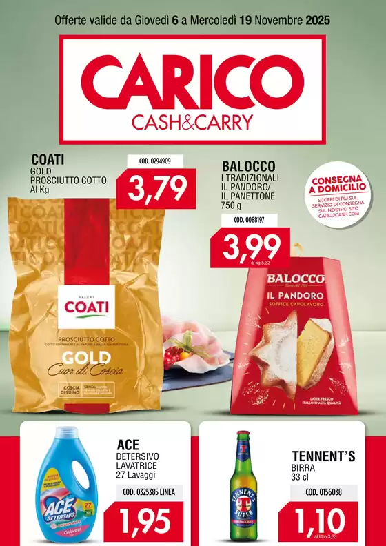 Volantino Carico Cash & Carry a Tratalias | Offerte | 2025-11-06T00:00:00.000Z - 2025-11-19T00:00:00.000Z