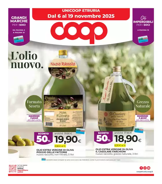Volantino Coop a Pisa | Dal 6 al 19 novembre 2025 | 2025-11-06T00:00:00.000Z - 2025-11-19T00:00:00.000Z