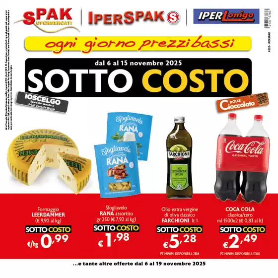 Volantino Spak | Sotto costo | 2025-11-06T00:00:00.000Z - 2025-11-19T00:00:00.000Z