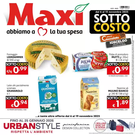Volantino Maxì a Loreggia | Sottocosto | 2025-11-06T00:00:00.000Z - 2025-11-19T00:00:00.000Z