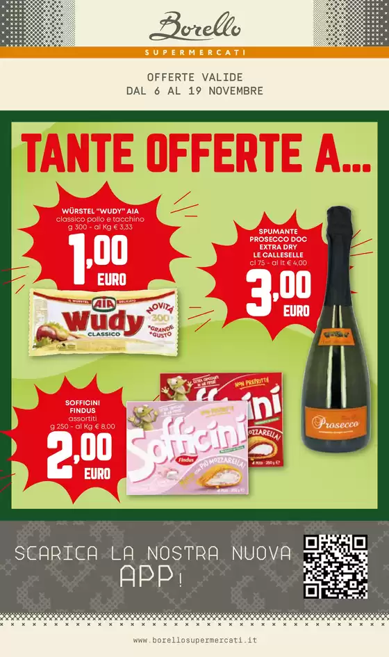 Volantino Borello | TANTE OFFERTE A... | 2025-11-06T00:00:00.000Z - 2025-11-19T00:00:00.000Z